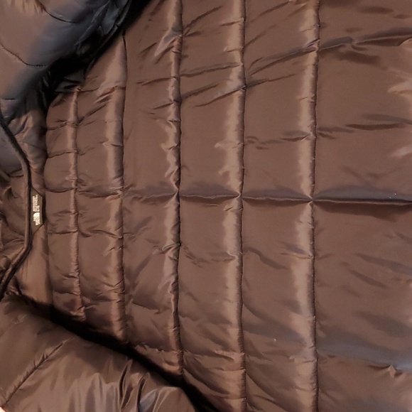 North Face Puffer Jacket size XL Excellent condition Gorgeous Ballet Pink/Black - Picture 12 of 16